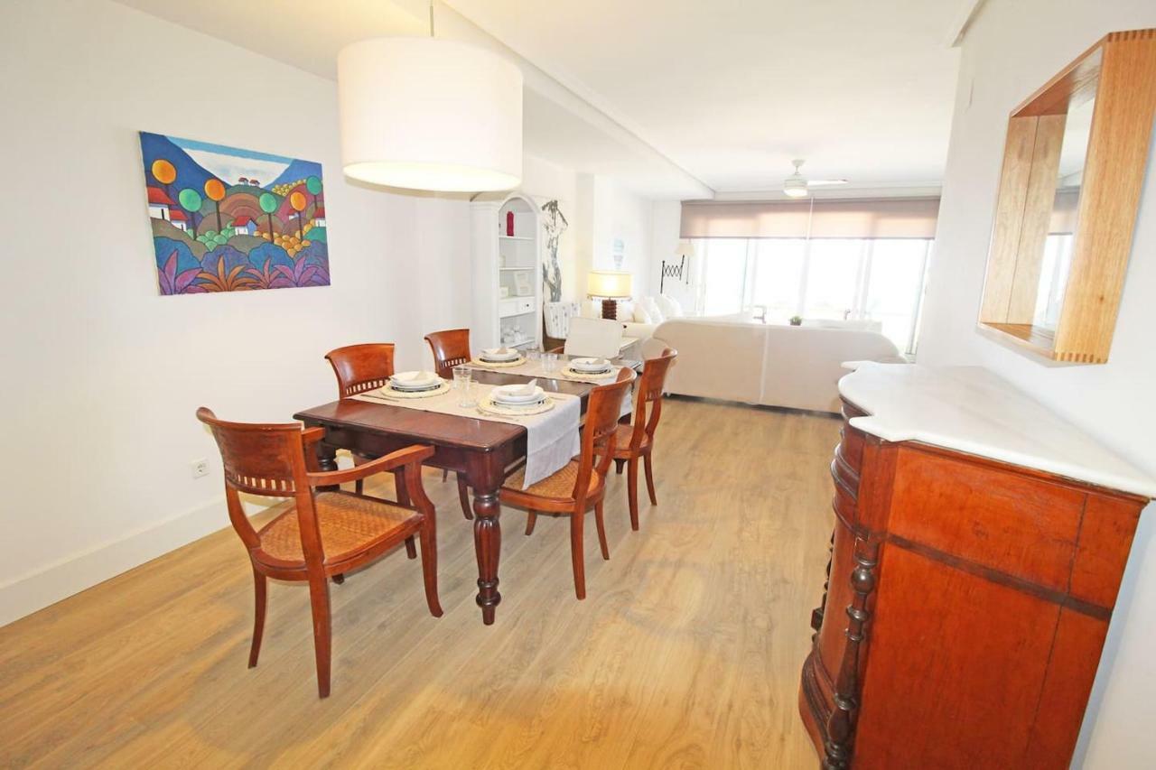 Atico Duplex De Lujo Frente Al Mar 1ª Linea Playa Apartment El Campello Luaran gambar