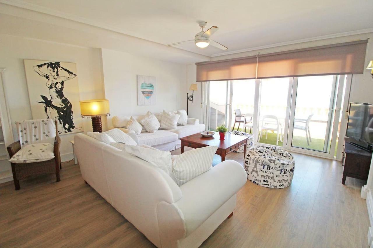 Atico Duplex De Lujo Frente Al Mar 1ª Linea Playa Apartment El Campello Luaran gambar