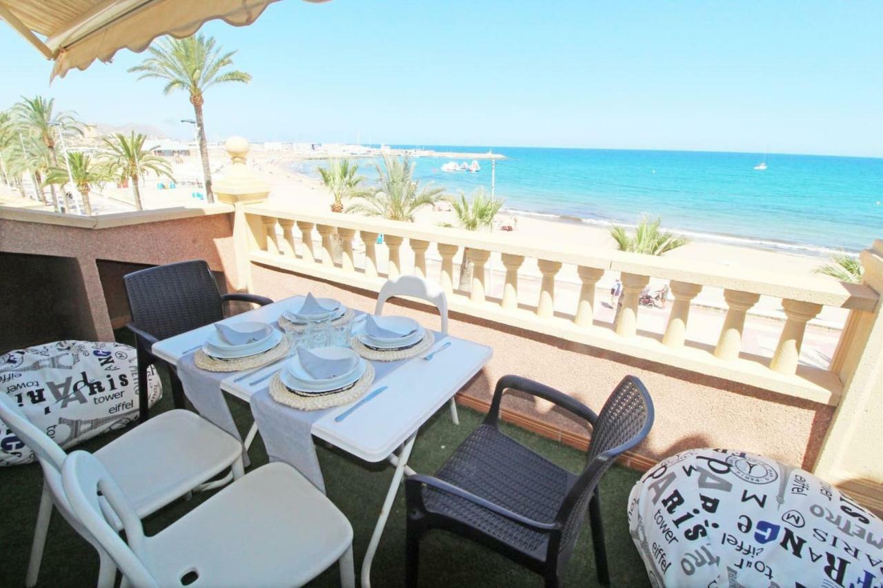 Atico Duplex De Lujo Frente Al Mar 1ª Linea Playa Apartment El Campello Luaran gambar